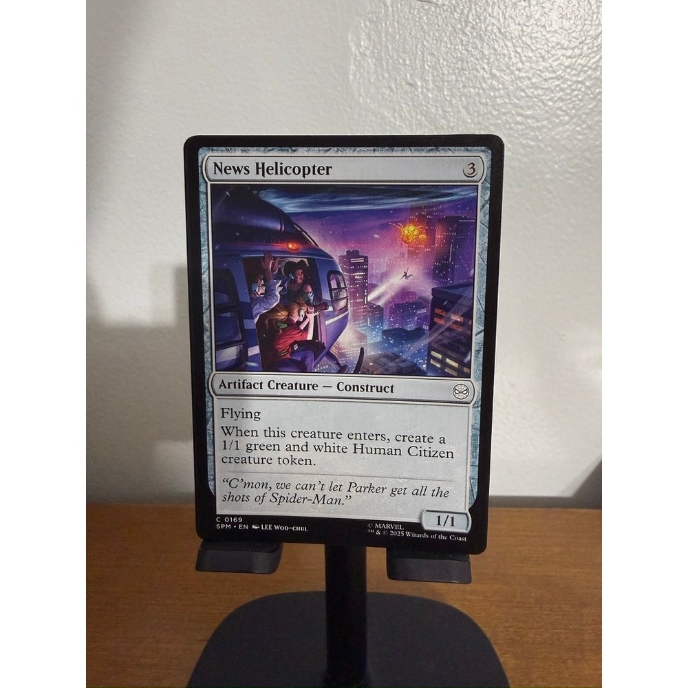 MTG Marvel Secret Lair News Helicopter C 0169 Artifact Creature Flying Card